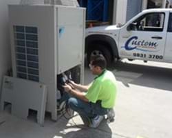 Outdoor unit routine service
